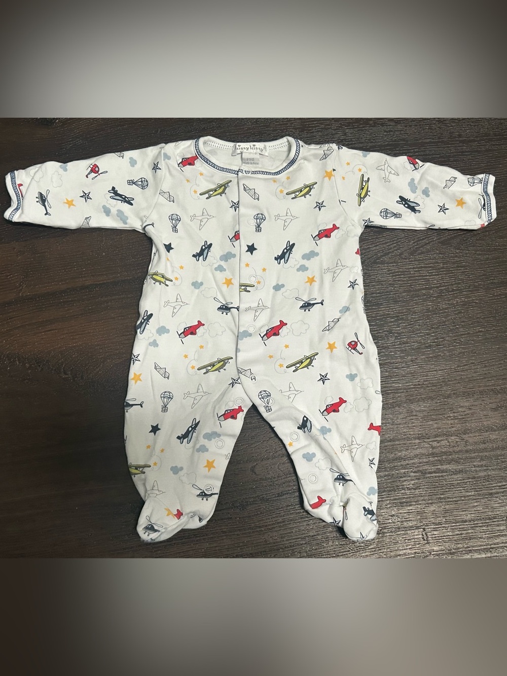 Kissy Kissy Aviator Footie Onesie - Premie